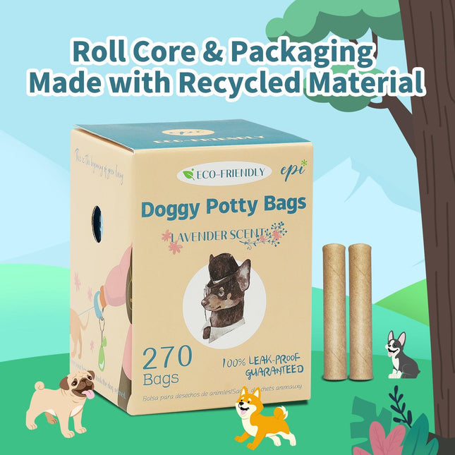EcoPaws Biodegradable Dog Poop Bags - Leak-Proof & Sustainable