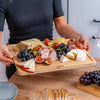 Wood Cutting Board for Kitchen 15x10 inch - Wooden Serving Tray -