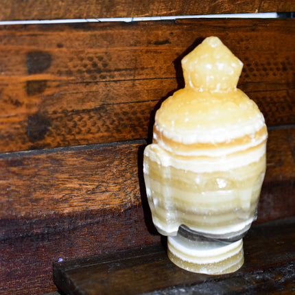 Onyx Buddha Head | Hand-Carved Zen Decor | GenTree Home