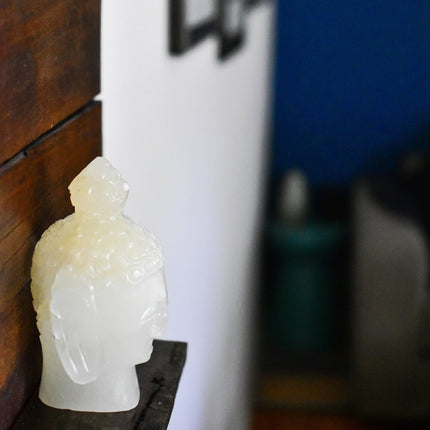 Onyx Buddha Head | Hand-Carved Zen Decor | GenTree Home