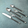 INOX Artisans Crown forged flatware place setting, view 4