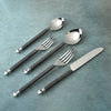 INOX Artisans Crown forged flatware place setting, view 5