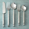 INOX Artisans Crown forged flatware place setting, view 8
