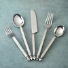 INOX Artisans Crown forged flatware place setting, view 11
