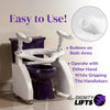 Dignity Lifts DL2 Deluxe Toilet Lift handlebar controls, photo 3 of 6