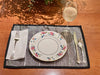 Artisan Upcycled Woven Placemats (Set of 4) | Eco-Conscious Tabletop Decor