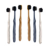 Wide-Head Charcoal Infused Toothbrush | Premium Cedarwood Oral Care