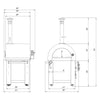 Empava PG03 Dual-Fuel Pizza Oven:Wood-Fired & Gas Hybrid (Up to 800°F)