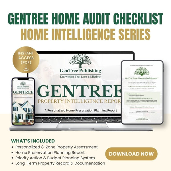 GenTree Property Intelligence Report™ | Personalized Home Preservation Plan