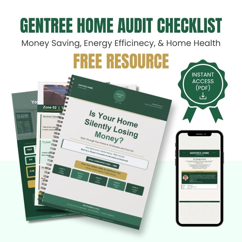 GenTree Home Intelligence Guide and Homeowner Audit Checklist for energy savings and home maintenance