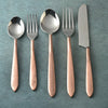 INOX Artisans Crimson hammered flatware place setting