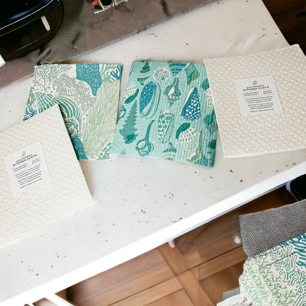 Sea Biodegradable Cloth | Eco-Friendly Reusable Sponge | GenTree Home*