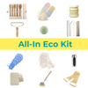 Eco-friendly zero-waste starter kit beautifully packaged as a sustainable housewarming or holiday gift