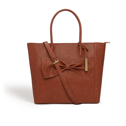 Eufala Brown Vegan Tote Bag | Ethical Luxury | GenTree Home