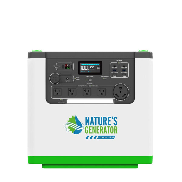 Nature's Generator L3600 power station, view 4