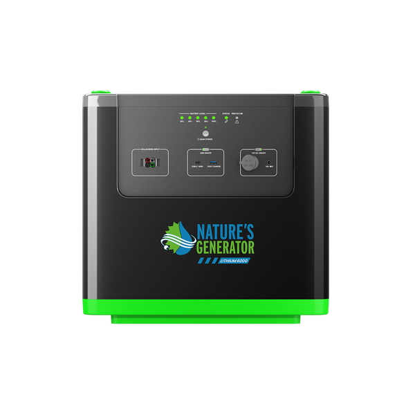 Nature's Generator Lithium 6000 Power Pod expansion battery