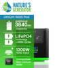Nature's Generator Lithium 6000 Power Pod expansion battery, view 2