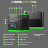 Nature's Generator Lithium 6000 Power Pod expansion battery, view 7