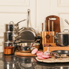 Mauviel 1830 M'COOK 5-Ply 12-Piece Cookware Set With Cast Stainless Steel Handles