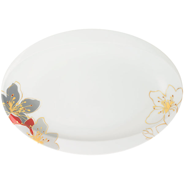 CASANOI Nectar large oval porcelain platter