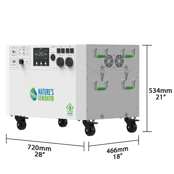 Nature's Generator Powerhouse Gen 2 solar generator, view 10
