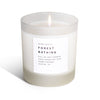 Frosted candle with 'Slow North' label