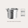 CRISTEL Strate pasta basket, brushed 18/10 stainless steel