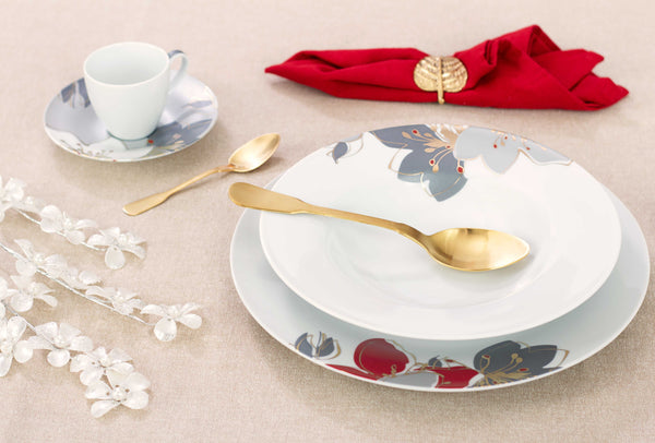 CASANOI Nectar porcelain dinnerware set, service for 4, view 6