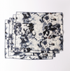 Goldie Home Grey Marble linen placemat, 15 x 18 inches, view 3