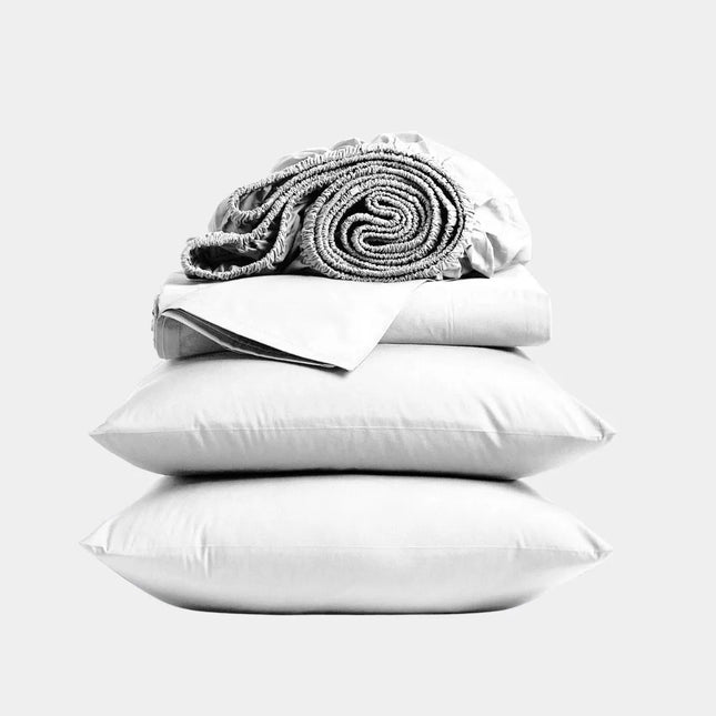 White Organic Cotton Sheet Set | GOTS Approved | GenTree Home