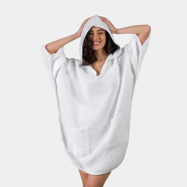 Organic Cotton Surf Poncho | Boho Style & Comfort | GenTree Home