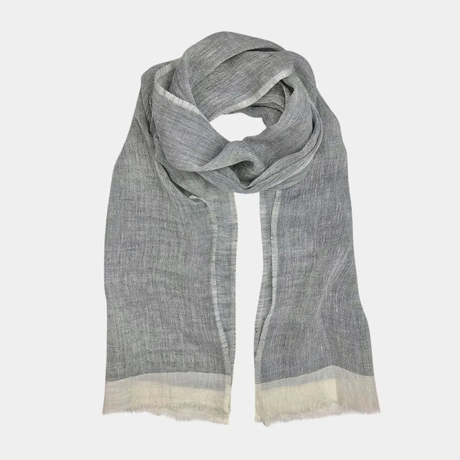 Handwoven Linen Scarf | Ethiopian Artisan Luxury | GenTree Home