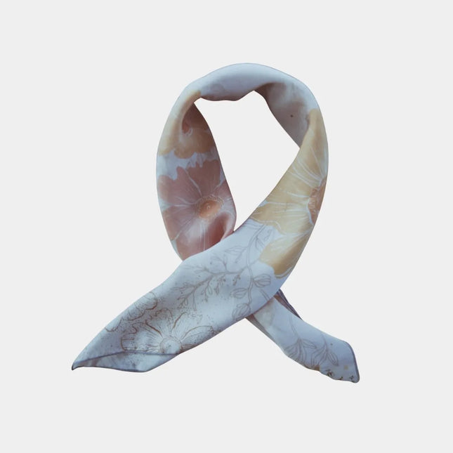 Silk Constellation Scarf | Eco-Friendly Habotai Silk | GenTree Home