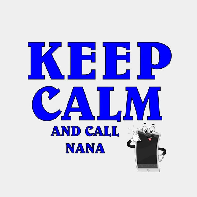 Keep Calm And Call Nana Cloth Patch | 3" DIY | GenTree Home