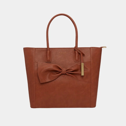 Eufala Brown Vegan Tote Bag | Ethical Luxury | GenTree Home
