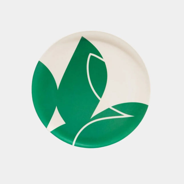 Bamboo Plate Set - Salad | 4pc Organic Fiber Set | GenTree Home