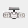3-head solar motion sensor light with 270-degree angle – product view 1