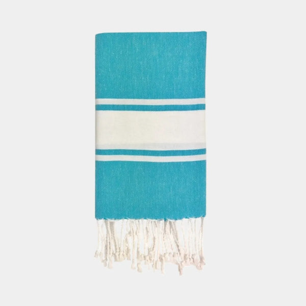 Essential Stripe Turkish Hand Towel | Eco-Luxury | GenTree Home