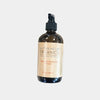 Close-up of GenTree Home organic oatmeal hand soap label, toxin-free and cruelty-free skincare