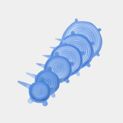 Reusable Silicone Stretch Lids | 6-Piece Airtight Set | GenTree Home