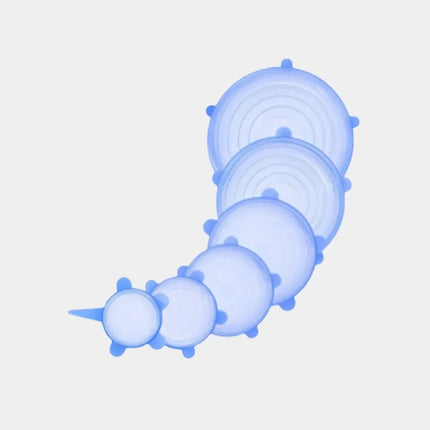 Reusable Silicone Stretch Lids | 6-Piece Airtight Set | GenTree Home