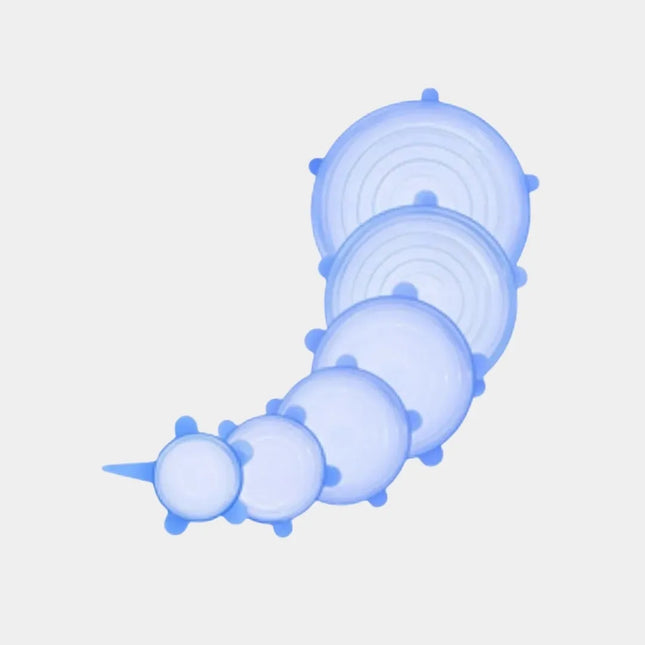 Reusable Silicone Stretch Lids | 6-Piece Airtight Set | GenTree Home