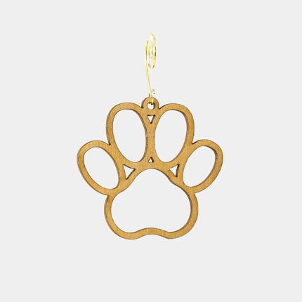 Dog Paw Ornament | Eco-Friendly Wood Keepsake | GenTree Home