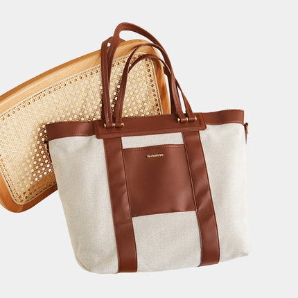 Canvas Tote Diaper Bag | Integrated Changing Station | GenTree Home