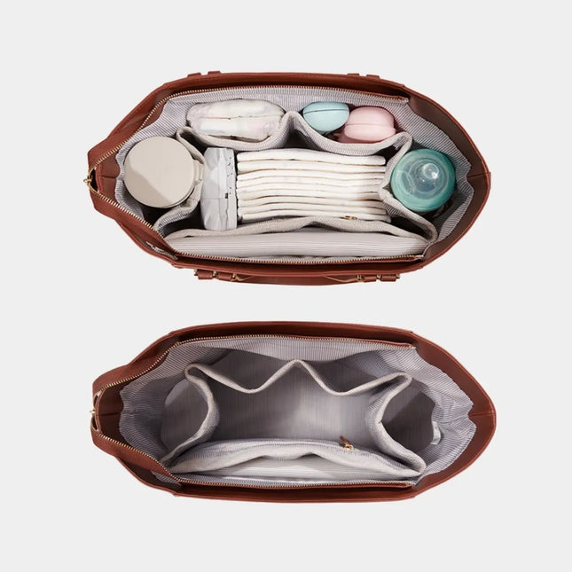 Canvas Tote Diaper Bag | Integrated Changing Station | GenTree Home