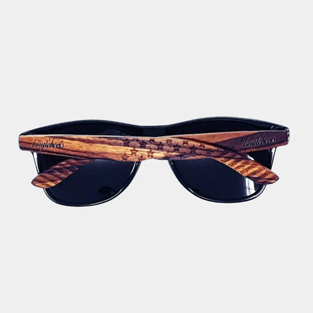 Zebrawood Sunglasses | Handcrafted Polarized Wood Shades | GenTree Home