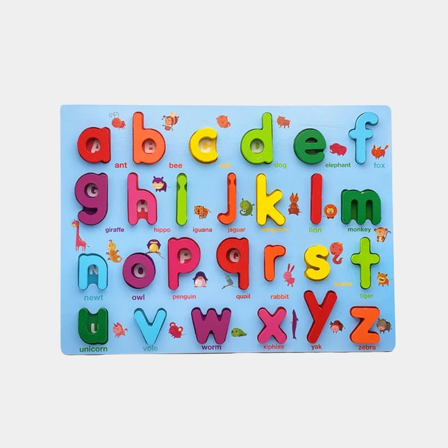 Zunammy Wooden Learning Puzzles | ABC & 123 | Sold Separately*