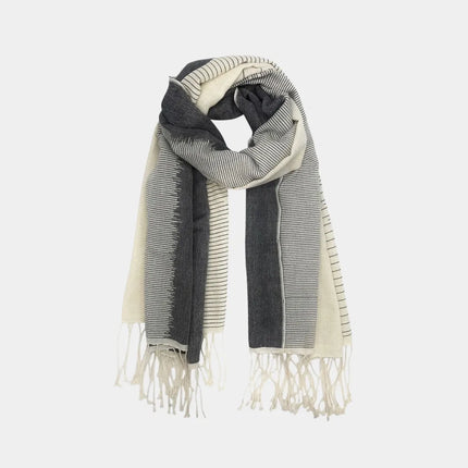 Striped Organic Cotton Scarf | Ethically Handcrafted | GenTree Home