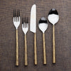 INOX Artisans Vinear grooved flatware place setting, view 8