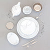 CASANOI Wave porcelain place setting, photo 5 of 6